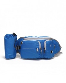 Blue - Pet dog waist Bag...