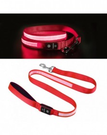 6102-red - Dogs Leash Dual...