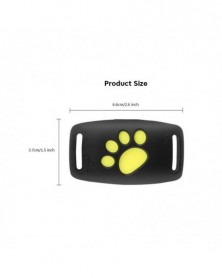 Black - Pet GPS Tracker Dog...