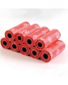 5 Rolls-Red-print-Pet Dog...