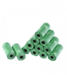 10 Rolls-Green-Pet Dog Poop...