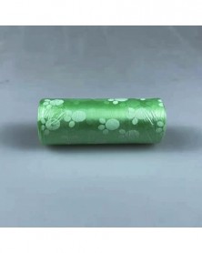 6roll-Light Green-Pet trash...