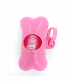 Pink-Dog Poop Bag Dispenser...