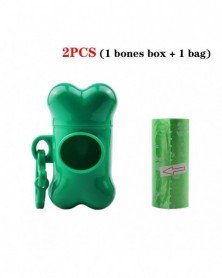 2pcs Green-Pet Waste Bag...