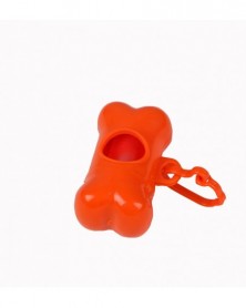 Orange-Bone Shape Dog Poop...