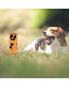 Orange 8Roll-Dog Poop Bags...