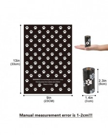 Black 1 roll-Dog Poop Bag...