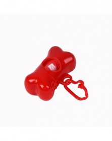 Red-Pet poop bag dispenser...