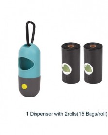 Black set 1-Dog Poop Bag...