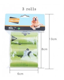 3 rolls-Pet Dog Poop Bag...