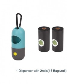 black set 1-Dog Poop Bags...