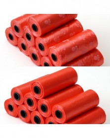 1pcs-Red-1/5Rolls Pet Dog...