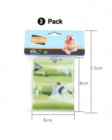 3pcs-8 Rolls/Set Pet Dog...