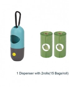 Green Set 1-Dog Poop Bags...