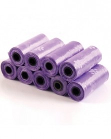 1Roll-Purple paw-Dog Poop...