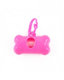 Pink-Pet Dog Poop Bag Bone...