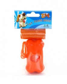 Orange-Pet Poop Bag Set...