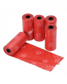 R-5pcs Pet Dog Poop Bag...