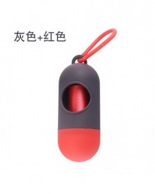 black red poop bag-Portable...