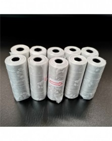 5 rolls-Paw print grey-100...