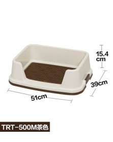 Small brown-Pet Potty With...