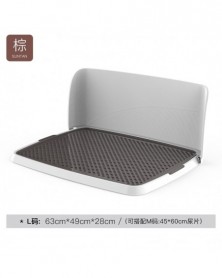 L 3-Trays Dog Toilet Mat...