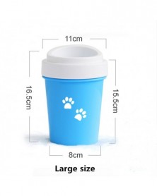 Blue large-Dog Paw Cleaner...