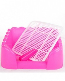 Pink-Dog Fenced Toilet Tray...