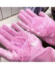 Pink-Dog Pet Grooming Glove...