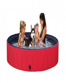 S(80x20cm)-Red-Pet Swimming...