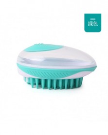 Green-Silicone Pet Dog Bath...