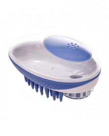 Blue-Pet Brush Massage Comb...