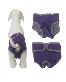 Purple-M size-Pet Velcro...