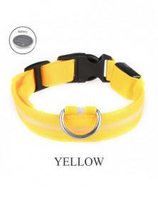 XL size-yellow-Dog Collar...