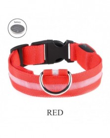 XL size-red-Dog Collar...