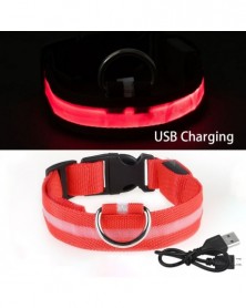 XL Neck 52-60 CM-Red USB...