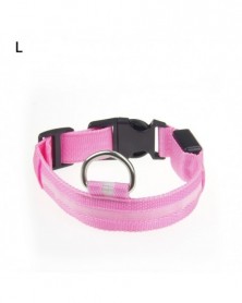 L size-Pink-LED Pet Glowing...