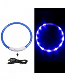 70CM-Blue-B-Dog Collar Led...