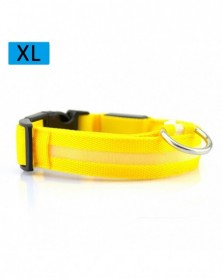 XL size-Yellow-Dog Collar...