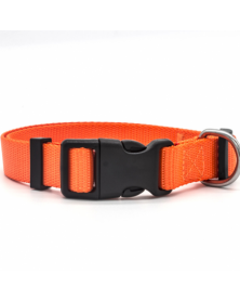 XL size-orange-Dog Collar...