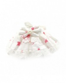 M size-Pink White Stars-Pet...