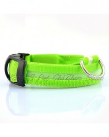 XL size-green-Nylon LED Pet...