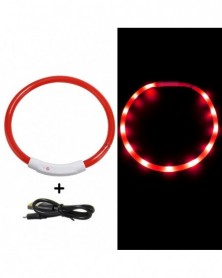 50CM-Red-B-Dog Collar Led...