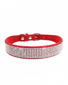 L size-Red-Pet Dog Collar...