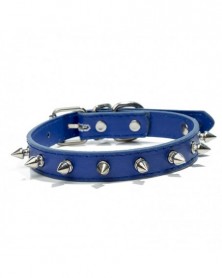 XL size-Blue-Spiked Studded...