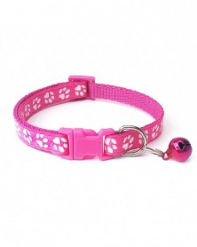 Bell Pink-Nylon LED Pet Dog...