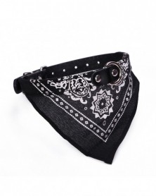 XL size-Black-Dog Bandana...