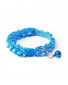 C sky blue-Dog Collar Bell...