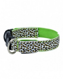 L size-Green-LED Dog Collar...