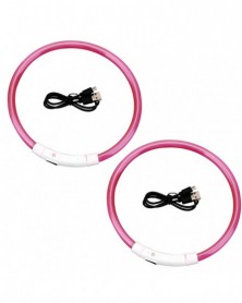 2pcs Pink-USB Rechargeable...